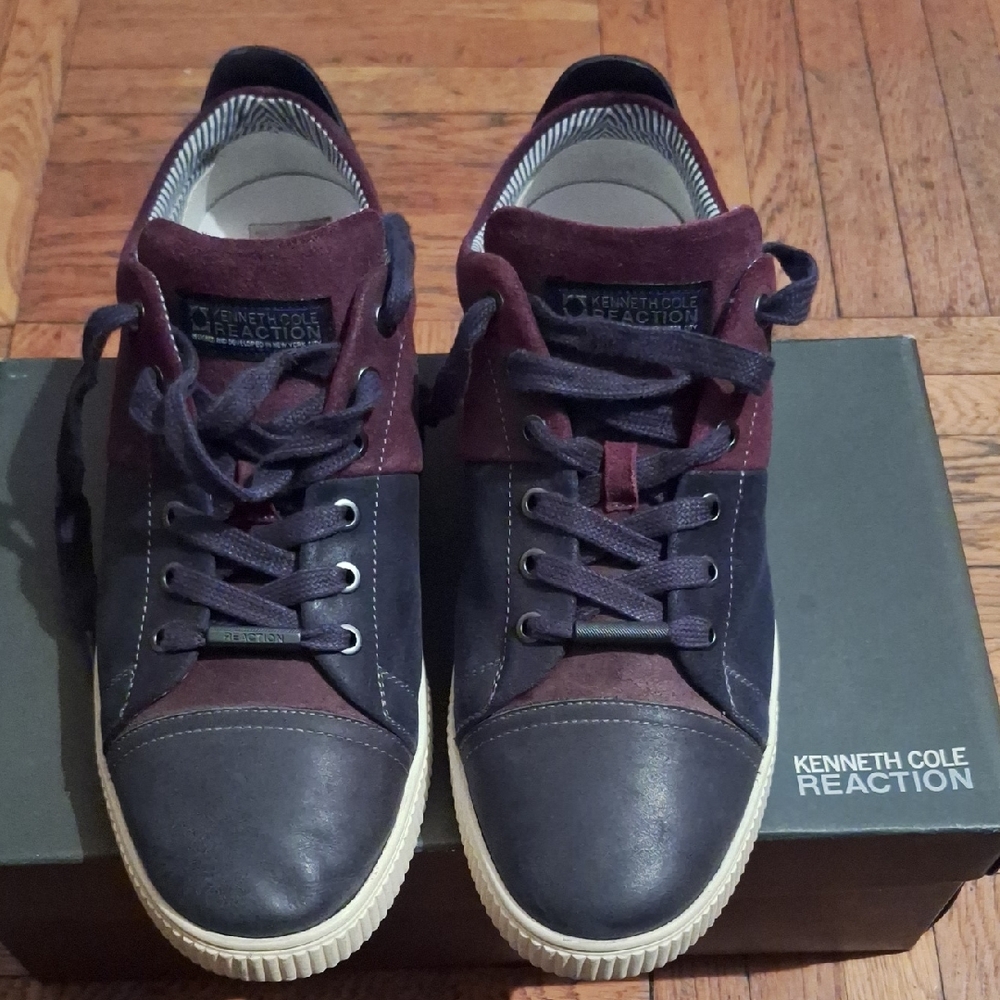 Kenneth Cole Reaction Men's Navy Blue Marine Armada Sneakers